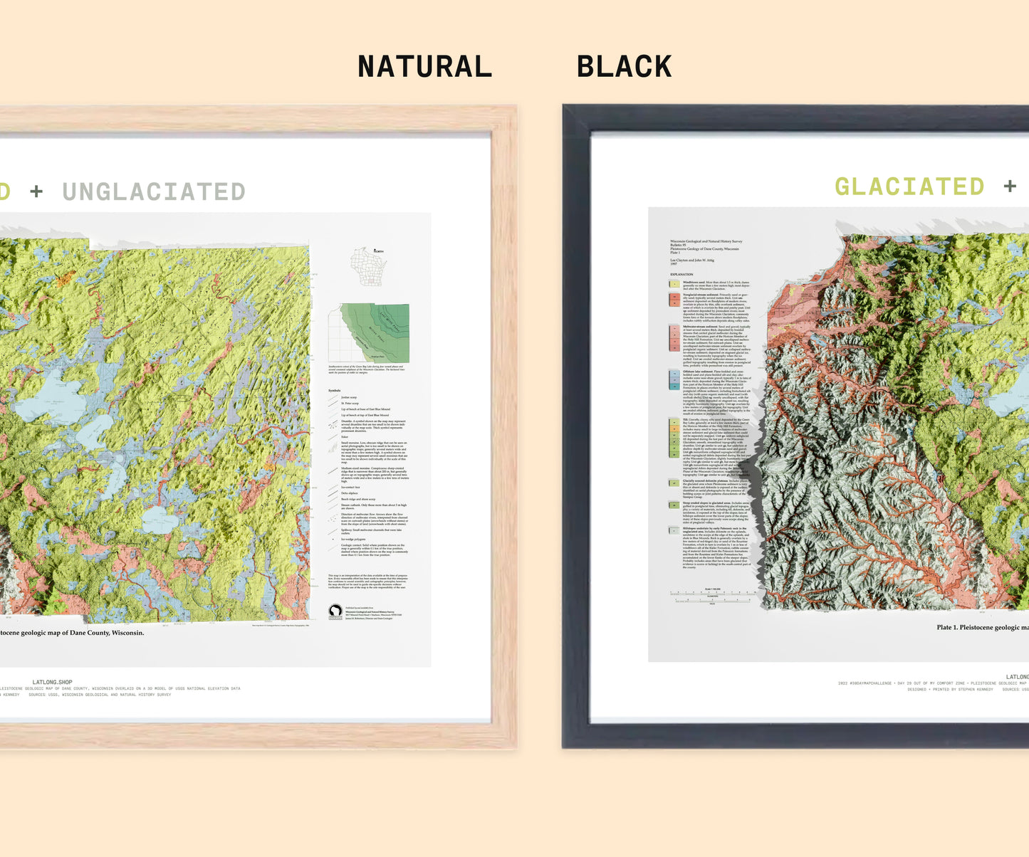 Glaciated + Unglaciated