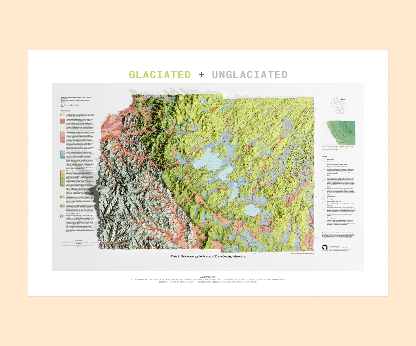 Glaciated + Unglaciated