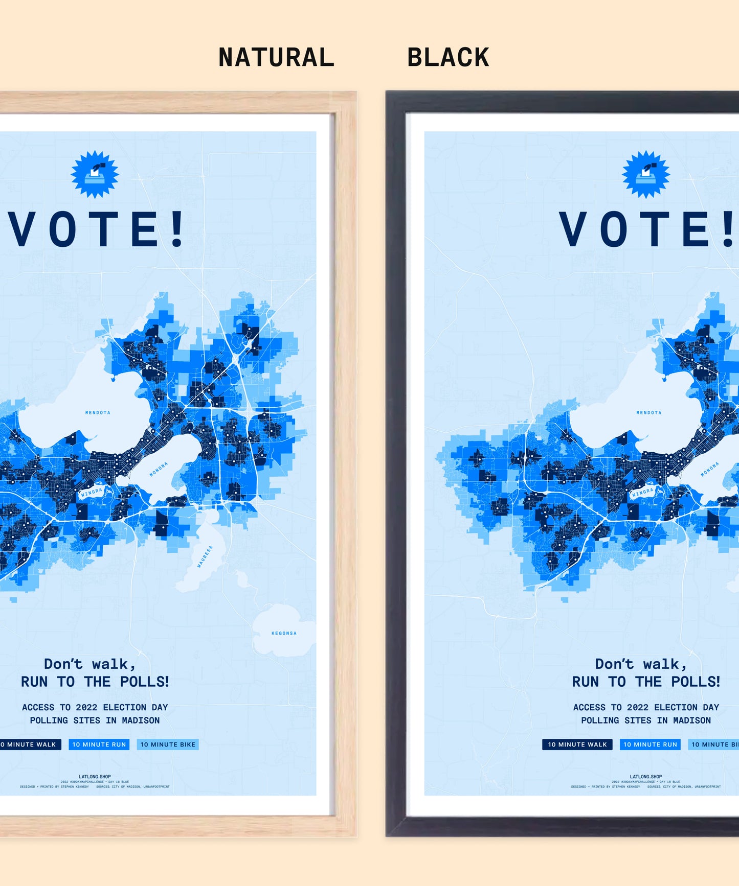 Don't Walk, RUN to the Polls!