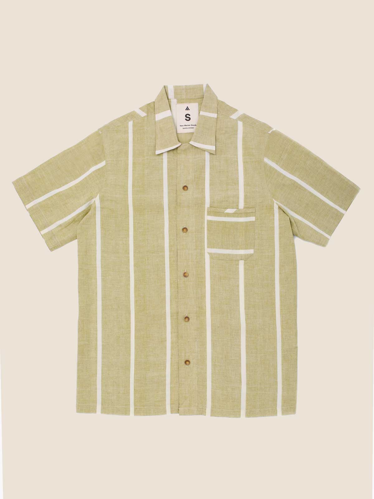 Lungi Green Box Button-Down