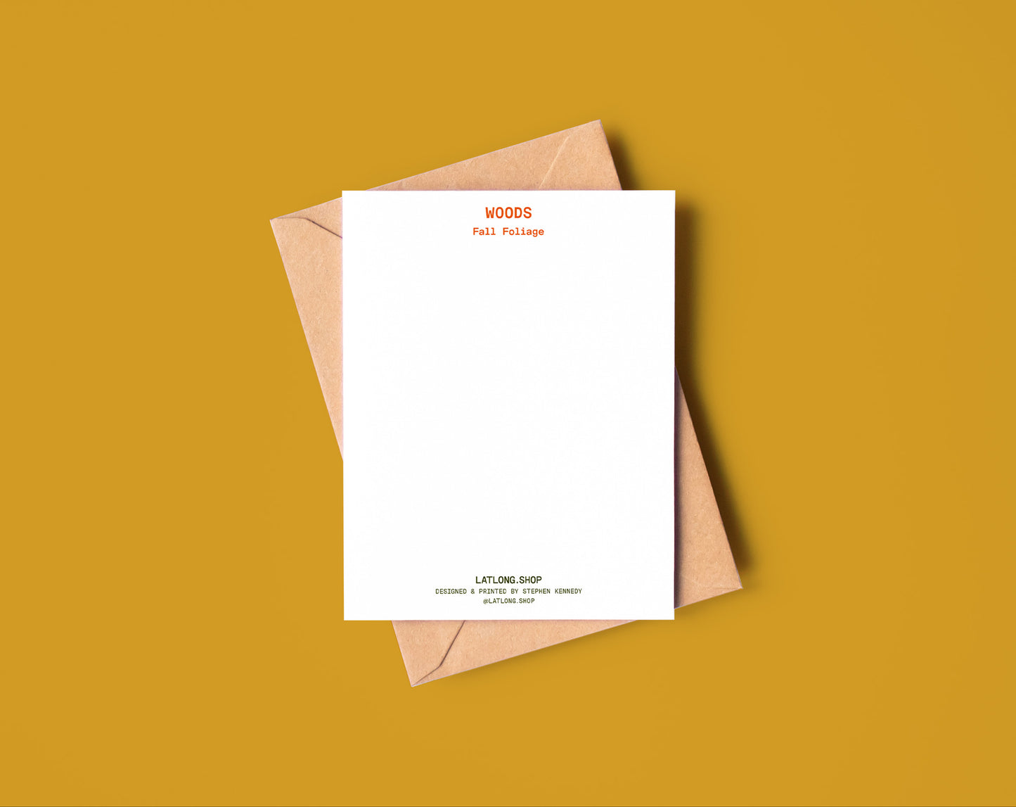 Woods: Fall Foliage / Card Set