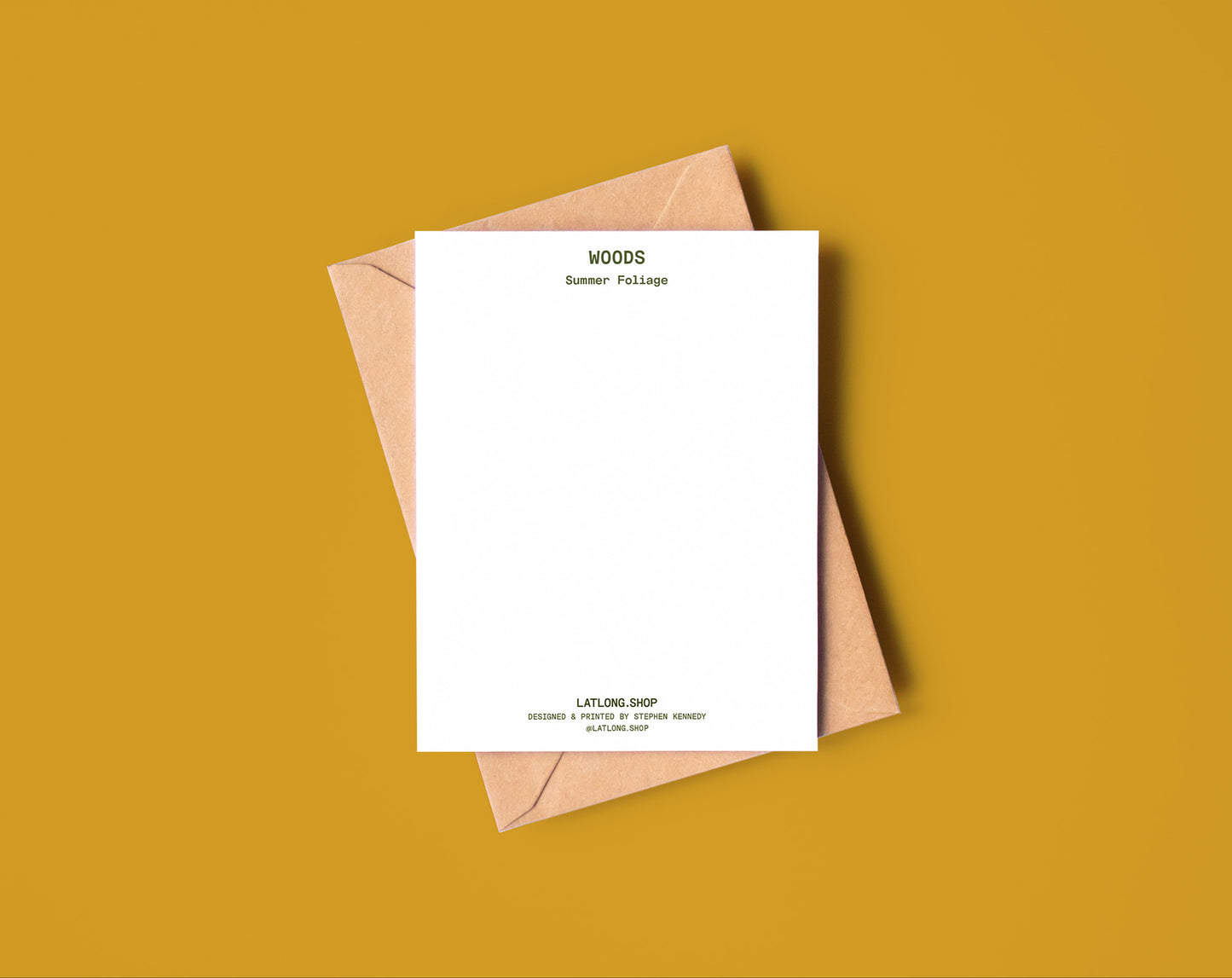 Woods: Summer Foliage / Card Set