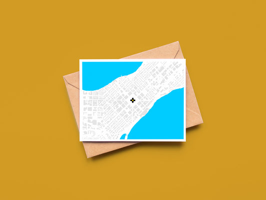 City Flag, City Map / Card Set