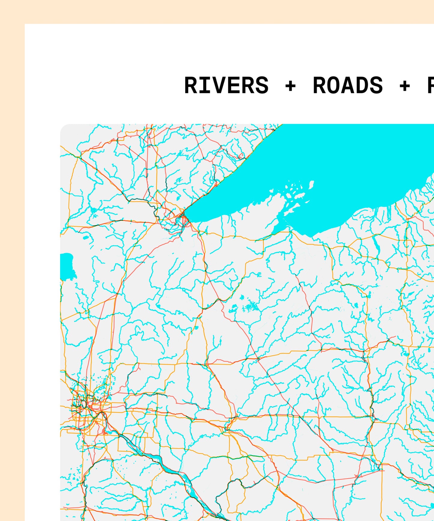 Rivers + Roads + Rail