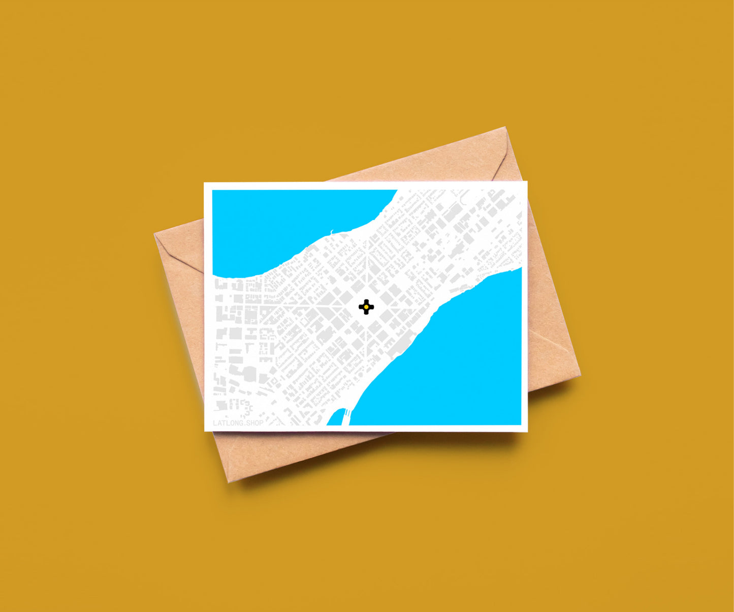 City Flag, City Map / Card Set