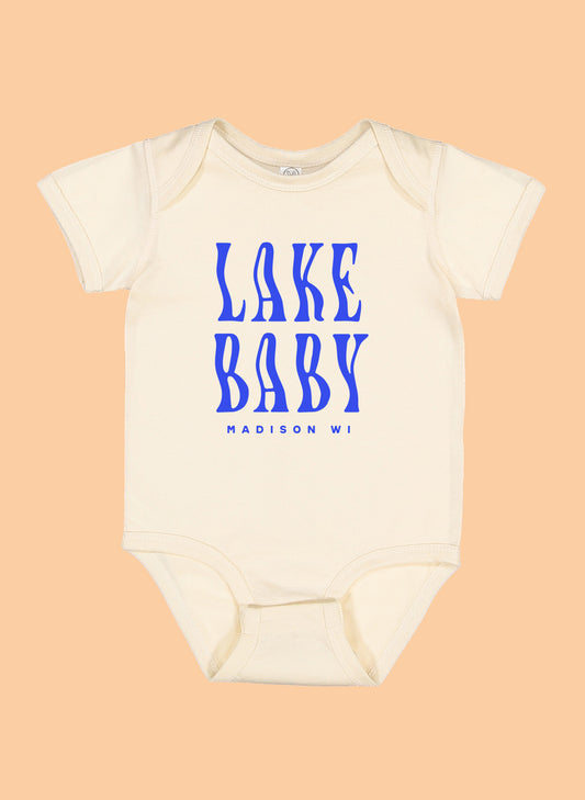 Lake Baby Bodysuit / Natural
